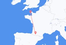 出发地 泽西岛出发地 圣赫利尔目的地 法国卢尔德的航班