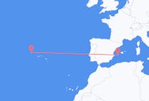 Flights from Ibiza, Spain to Corvo Island, Portugal