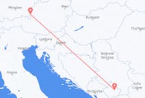 Lennot Pristinasta Salzburgiin