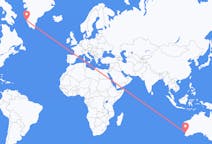 Flyrejser fra Perth, Australien til Nuuk, Grønland