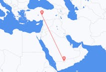 Flights from Sharurah, Saudi Arabia to Kayseri, Turkey