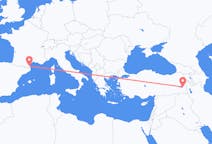 Flights from Van, Turkey to Perpignan, France