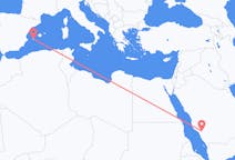 Flyg från Al Bahah, Saudiarabien till Ibiza, Spanien
