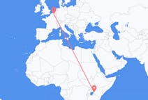 Flyg från Kisumu, Kenya till Bryssel, Belgien
