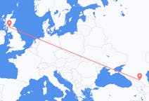 Fly fra Vladikavkaz til Glasgow