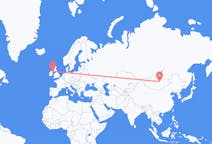 Loty z Ułan Bator, Mongolia do Belfast, Irlandia Północna
