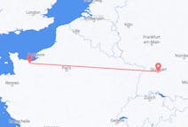 Flyrejser fra Caen, Frankrig til Stuttgart, Tyskland