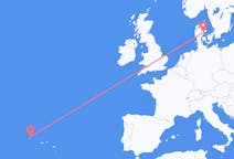 Flights from Aarhus, Denmark to Corvo Island, Portugal