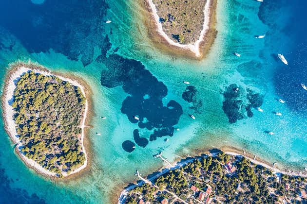 Excursión de medio día: laguna azul, ciudad de la UNESCO de Trogir, isla Ciovo