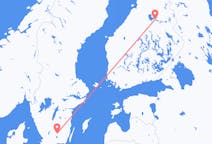 Vluchten van Växjö naar Kajaani