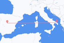 Flyrejser fra Brindisi, Italien til Madrid, Spanien