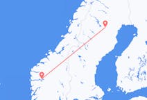 Vols depuis la ville de Sogndal vers la ville d'Arvidsjaur