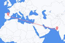 Flyreiser fra Jamnagar, til Madrid