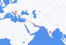 Vuelos de Bangalore, India a Podgorica, Montenegro