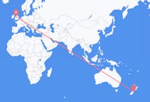 Flyrejser fra Christchurch, New Zealand til Liverpool, England
