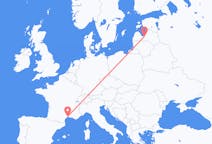 出发地 拉脱维亚出发地 里加目的地 法国蒙彼利埃的航班