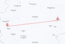 Flights from from Cologne to Leipzig