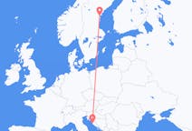 出发地 克罗地亚出发地 扎達爾目的地 瑞典松兹瓦尔的航班