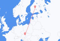 Loty z Wiedeń w Austrii do Jyvaskyli w Finlandii