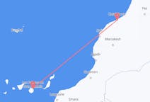 Vluchten van Casablanca, Marokko naar Las Palmas (ort i Mexiko, Veracruz, Tihuatlán), Spanje