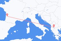 Flüge von Ohrid, Nordmazedonien nach Bordeaux, Frankreich