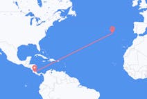 Flyrejser fra Tambor, Costa Rica til Santa Maria, Portugal