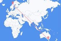Flights from Melbourne, Australia to Hemavan, Sweden