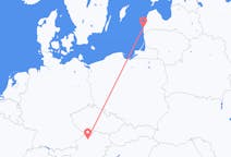 Flights from Liepāja, Latvia to Linz, Austria