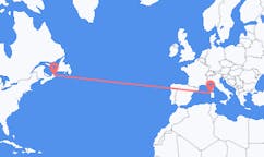 Flyrejser fra Sydney, Canada til Alghero, Italien