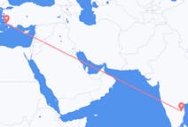 Flights from Tirupati, India to Bodrum, Turkey