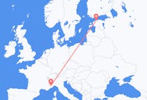 Vluchten van Cuneo, Italië naar Tallinn, Estland