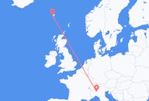 Flights from Milan to Sørvágur