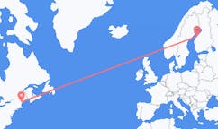 Flyreiser fra Portland, USA til Karleby, Finland