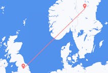 Flights from Sveg, Sweden to Leeds, the United Kingdom