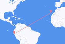 Flyrejser fra Chiclayo, Peru til Tenerife, Spanien