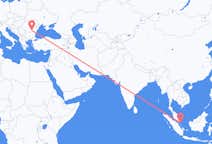 Flyg från Tanjungpinang, Indonesien till Bukarest, Indonesien