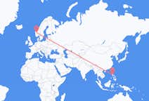 Flüge von Manila, die Phillipinen nach Sogndal, Norwegen