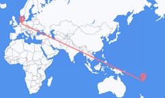 Flyg från Kadavu, Fiji till Münster, Tyskland