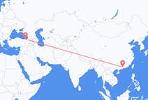 Flyg från Guangzhou, Kina till Trabzon, Turkiet