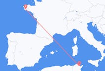Vols depuis la ville de Tunis vers la ville de Quimper