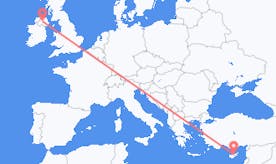 Vluchten uit Noord-Ierland naar Cyprus