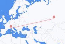 Рейсы из Новосибирска, Россия в Геную, Италия