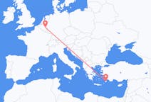 Flyg från Liège, Belgien till Rhodes, England, Grekland