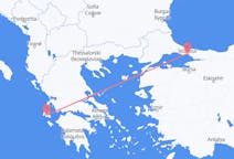 Flights from Istanbul to Kefallinia
