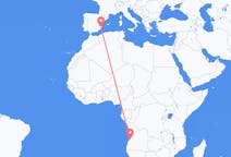 Flyrejser fra Catumbela, Angola til Alicante, Spanien
