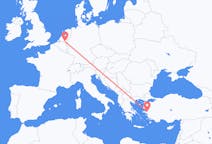 Vluchten van Eindhoven, Nederland naar Izmir, Turkije