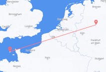 Flyreiser fra Saint Peter Port, Guernsey til Paderborn, Tyskland