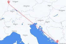 Flüge von Dubrovnik, Kroatien nach Straßburg, Frankreich