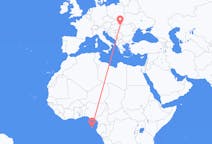 Flyrejser fra São Tomé, São Tomé og Príncipe til Debrecen, Ungarn