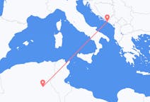 阿尔及利亚出发地 图古尔特飞往阿尔及利亚目的地 杜布羅夫尼克的航班
